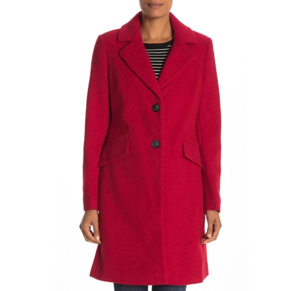 Sam Edelman Boucle Wool Blend Long 